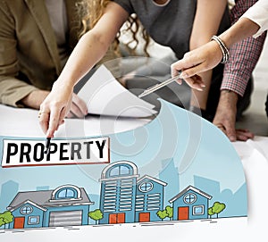 Property Housing Estate Ownership Concept