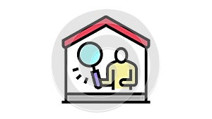 property inspection color icon animation