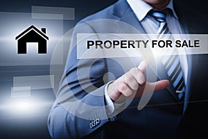 Property Investment Management Real Estate Market Internet Business Technology Concept