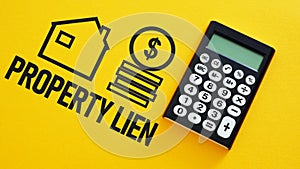 Property lien is shown using the text photo
