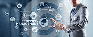 Property management. Operation control maintenance and oversight of real estate and physical property