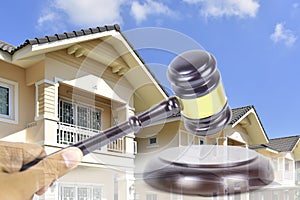 Property real estate auction concept