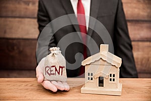 Property rent and house prices concept