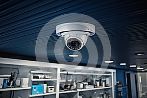 Property safeguard CCTV records, ensuring security in office or house