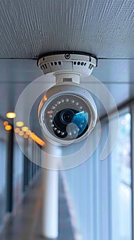 Property safeguard CCTV records, ensuring security in office or house