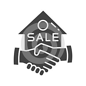 Property Sale icon vector image.