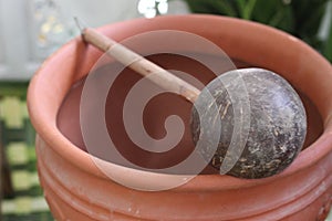 Property for siraman, prosession before wedding at traditional java, indonesia