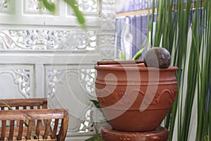 Property for siraman, prosession before wedding at traditional java, indonesia