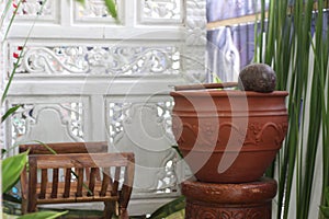 Property for siraman, prosession before wedding at traditional java, indonesia