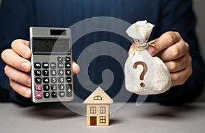 Property valuation. Selling housing for money or barter.