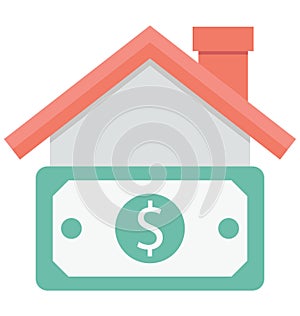 Property Value Color Vector icon which can be easily modified or edit