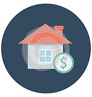 Property Value Color Vector icon which can be easily modified or edit