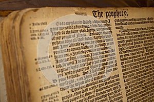 Prophecy manuscript photo