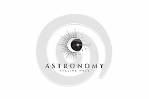 Prophecy Tarot Astronomy Boho Style Logo