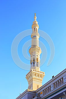 The prophet mosque in madinah saudi arabia