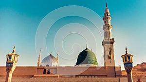 The Prophet Mosque is the second sacred mosque in the world.