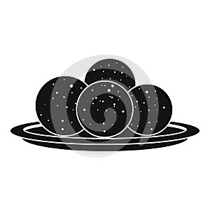 Propolis sphere icon, simple style