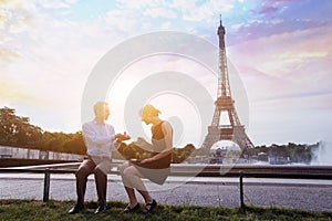 Proposal at Eiffel Tower