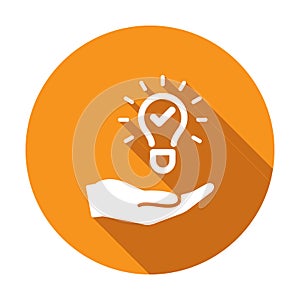 Propose brilliant idea - Suggest, offer, present new idea,solution, plan vector icon