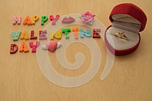 Propose ring on valentine day