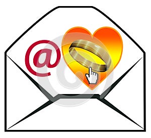 Proposing marriage by email