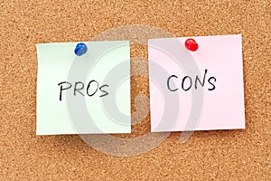 Pros and cons