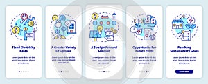 Pros of PPA onboarding mobile app screen photo