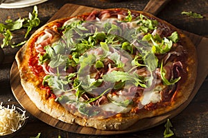 Prosciutto and Arugula Pizza photo