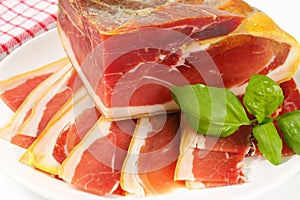 Prosciutto crudo photo