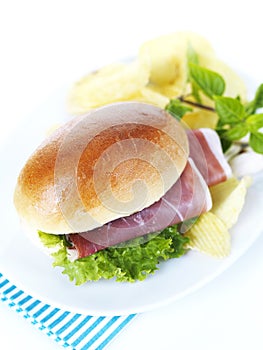 Prosciutto sandwich
