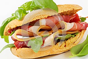 Prosciutto sandwich photo