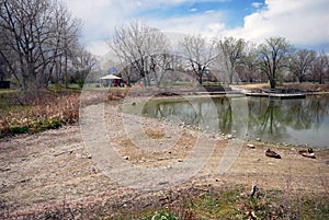 Prospect Lake during drought