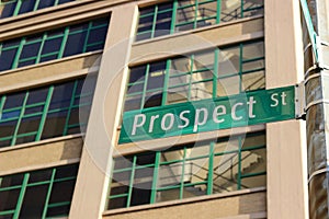 Prospect Street Sign