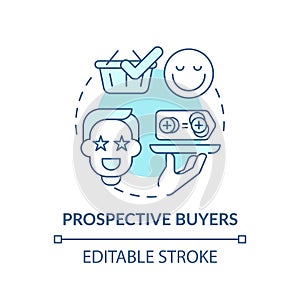 Prospective buyers concept icon