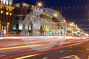 Prospekt Nezavisimosti - Independence Avenue in Minsk