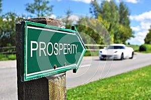 PROSPERITY sign photo