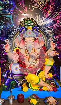 Prosperous wealthy Indian god Lord Ganesh