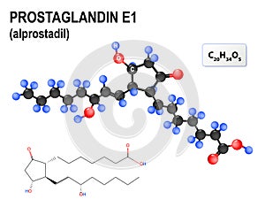 Prostaglandin E1, or alprostadil photo