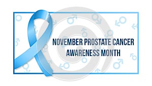 Prostate Cancer Awareness month banner.