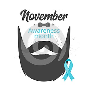 Prostate cancer awareness month poster