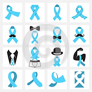 Prostate cancer awareness symbols