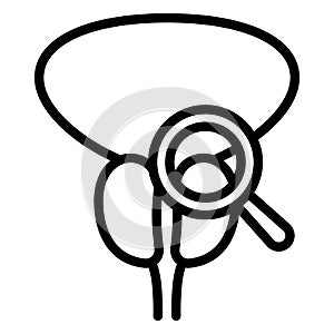 Prostate Isolated Vector Icon that can be easily modified or edit