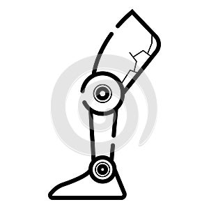 Prostheses icon vector