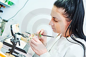 Prosthetic dentistry process