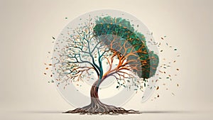 The protagonists environment constantly shifts and distorts, showcasing their fragmented reality and erratic thought photo