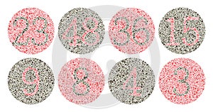 Protanopia Red Color Blindness Daltonism Ishihara Test Number