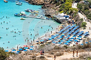 PROTARAS, CYPRUS - view of Konnos Beach