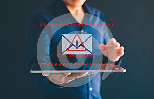 Protect and alert mailbox, email and spam viruses, with alerts, Internet mail alerts, security protection, spam and data leakage
