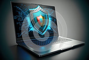 Protect computer network security and safe your data concept digital crime by anonymous hacker.
