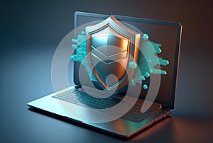 Protect computer network security and safe your data concept digital crime by anonymous hacker.